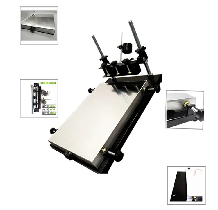 1pcs single color screen printer T-shirt screen printing machine flat printing press printing area 320*440MM
