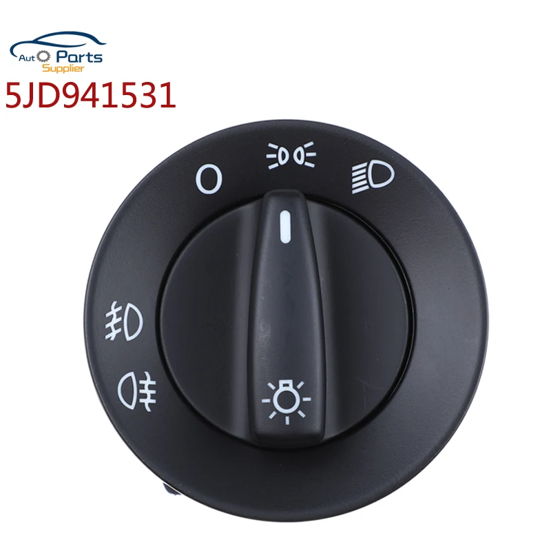 New 5JD941531 Headlight Fog Lamp Switch Knob For SKODA Fabia Octavia 1996 - 2014 Roomster Praktik SuperB