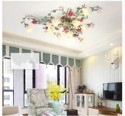 Modern Floral Decora Ceiling Lights Fixture D90cm H28cm LED Kids Children Ceiling Lamp Bedroom Living Room Home Indoor Lighting