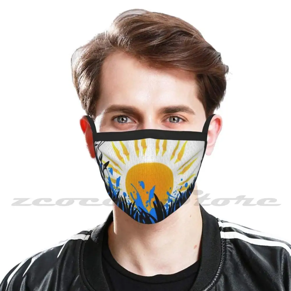 Zon Masker Doek Herbruikbare Print Filter Wasbare Amerikaanse Bagage Amerikaanse Vlag Amerikaanse Vlag Amerikaanse Vlag Gemaakt In Amerika