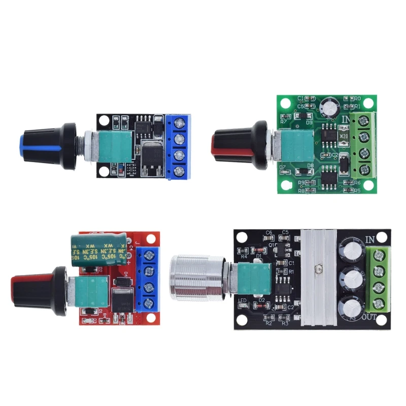 DC 1,8 V-35 V 2A 3A 5A 10A 30W 80W 90W PWM Motor Drehzahlregler Niederspannung Motor Drehzahlregler PWM Einstellbares Antriebsmodul – Detail 8