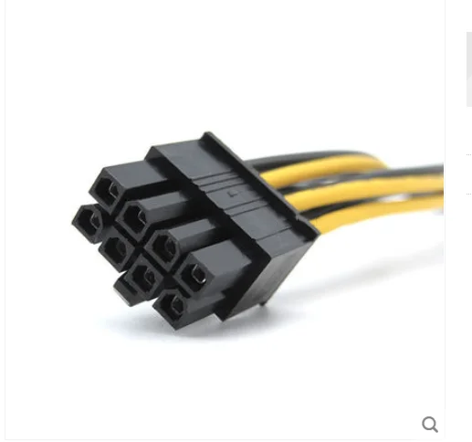 듀얼 sata 8pin 전원 케이블 2 sata 15 p 회전 8 p 전원 어댑터 케이블