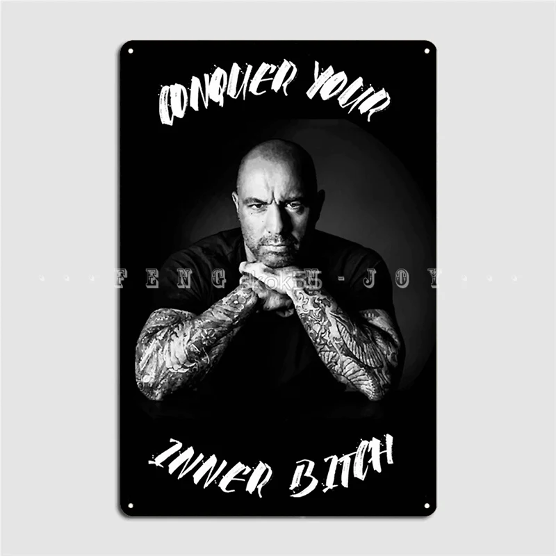 

Conquer Your Inner Metal Sign Cinema Living Room Pub Garage Classic Poster Tin Sign Poster