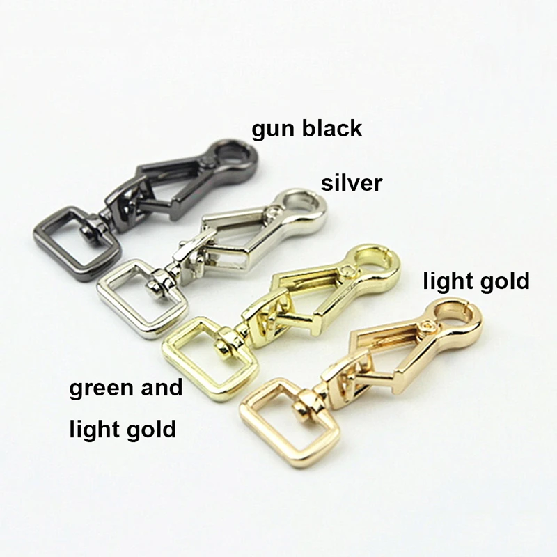 1pcs Metal Snap Hook Fashion Buckle Clips Keychain for DIY Handbag Bag Purse Luggage Hardware Closure Bag Parts Accessories