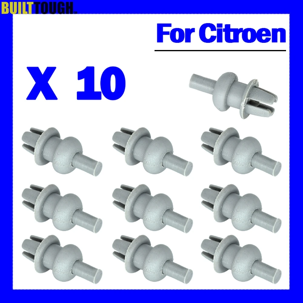 10pc FOR CITROEN SAXO C2 C3 XSARA Picasso DS3 XM Rear Boot Trunk Parcel Shelf Cord Strap String Clips Mounting Hook Bracket