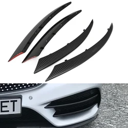 For Mercedes Benz C Class W205 C180 C200 Carbon ABS Front Fog Lamp Grill Grille Decorative Covers Stickers 2015 2016 2017 2018