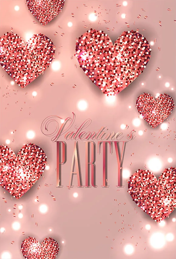 Happy Valentine's photo backgrounds vinyl Fotografia red heart photography backdrop for wedding photo studio accessories lv-1212