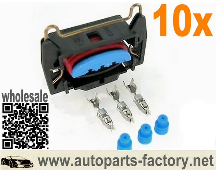 

Longyue 10pcs Coil Pack Coilpack Connector Plug For Zndspule Spule Stecker EDIS Megasquirt ECU 89FG 14A464 HCB for Ford