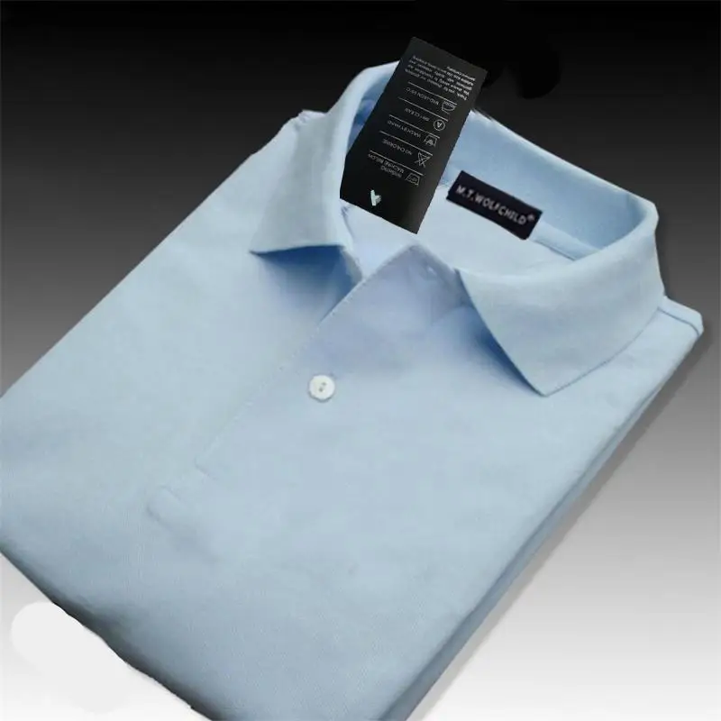 Polo de manga corta para hombre, Camiseta de algodón 100% de alta calidad, informal, lisa, a la moda, Tops deportivos para verano, XS-5XL
