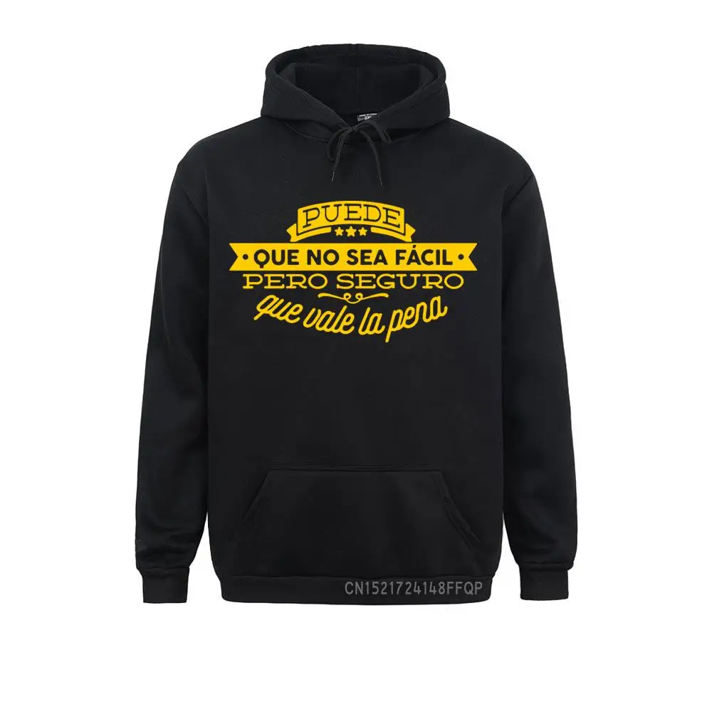 Spanish Famous Quote Sweatshirt Fashion Funny Birthday Hoodies Men Pullovers Causal Pocket Warm Hip Hop Style