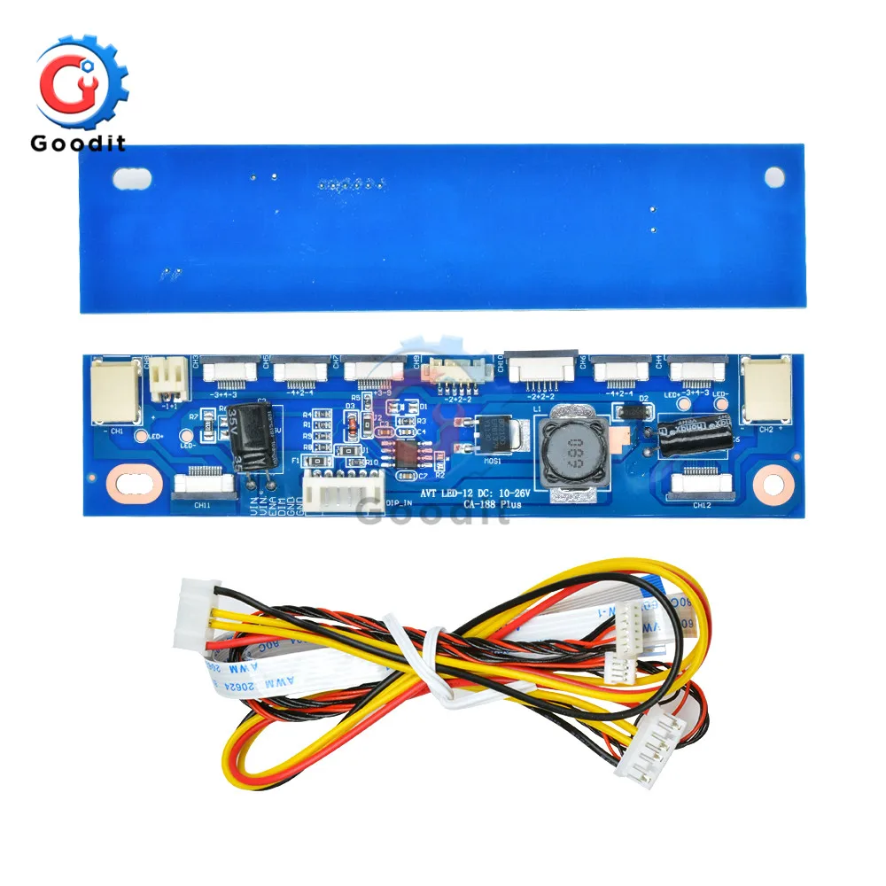 Led Backlight Inverter Multifunction Inverter Backlight LED Constant Current Board Driver Board 12 Connecters LED Strip Tester