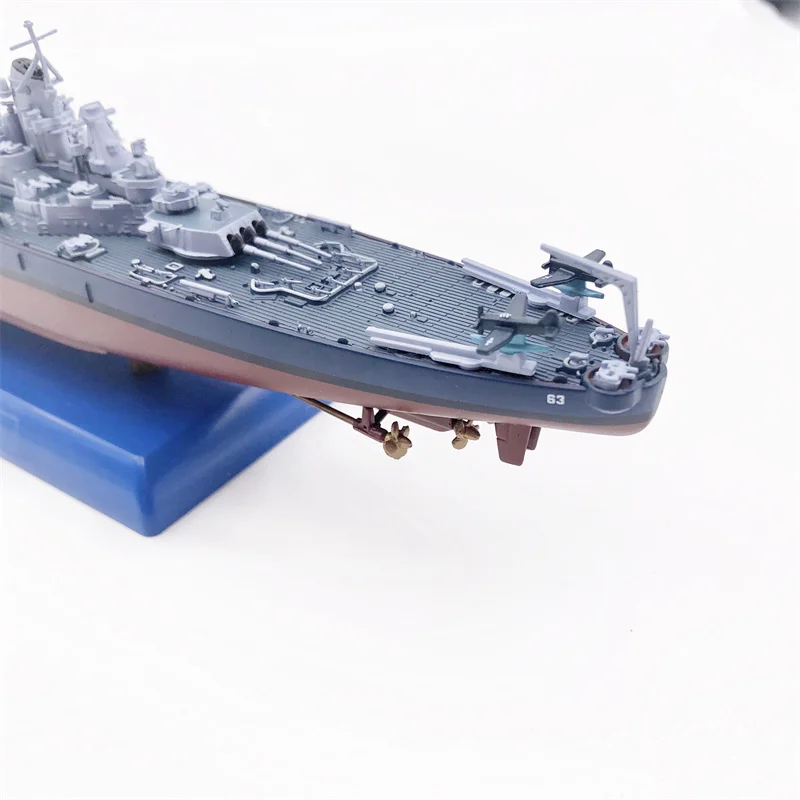 Diecast 1:1000 Scale WWII Missouri Warship Cruiser Battleship Model Simulation Alloy Decoration Static Collection Souvenir