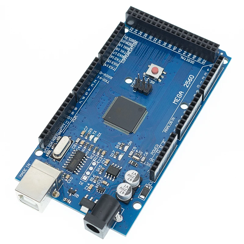 MEGA2560 MEGA 2560 R3 (ATmega2560-16AU CH340G) AVR USB board (lan) para Arduino