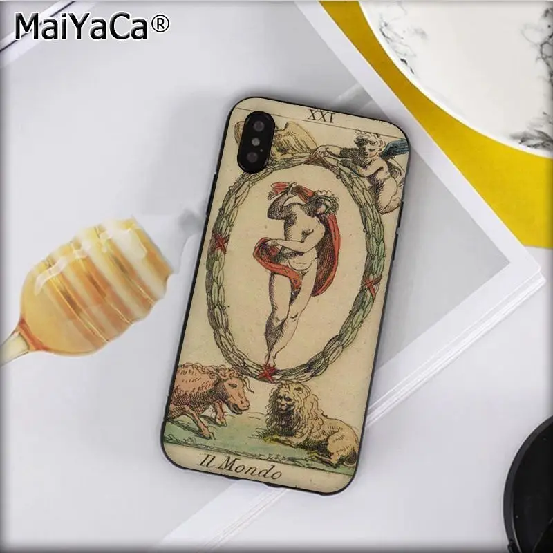 MaiYaCa Le Tarot Egyptien de Dusserre Art Customer High Quality Phone Case For iphone 12 11pro max 8 7 66S Plus X XS MAX 5 SE XR