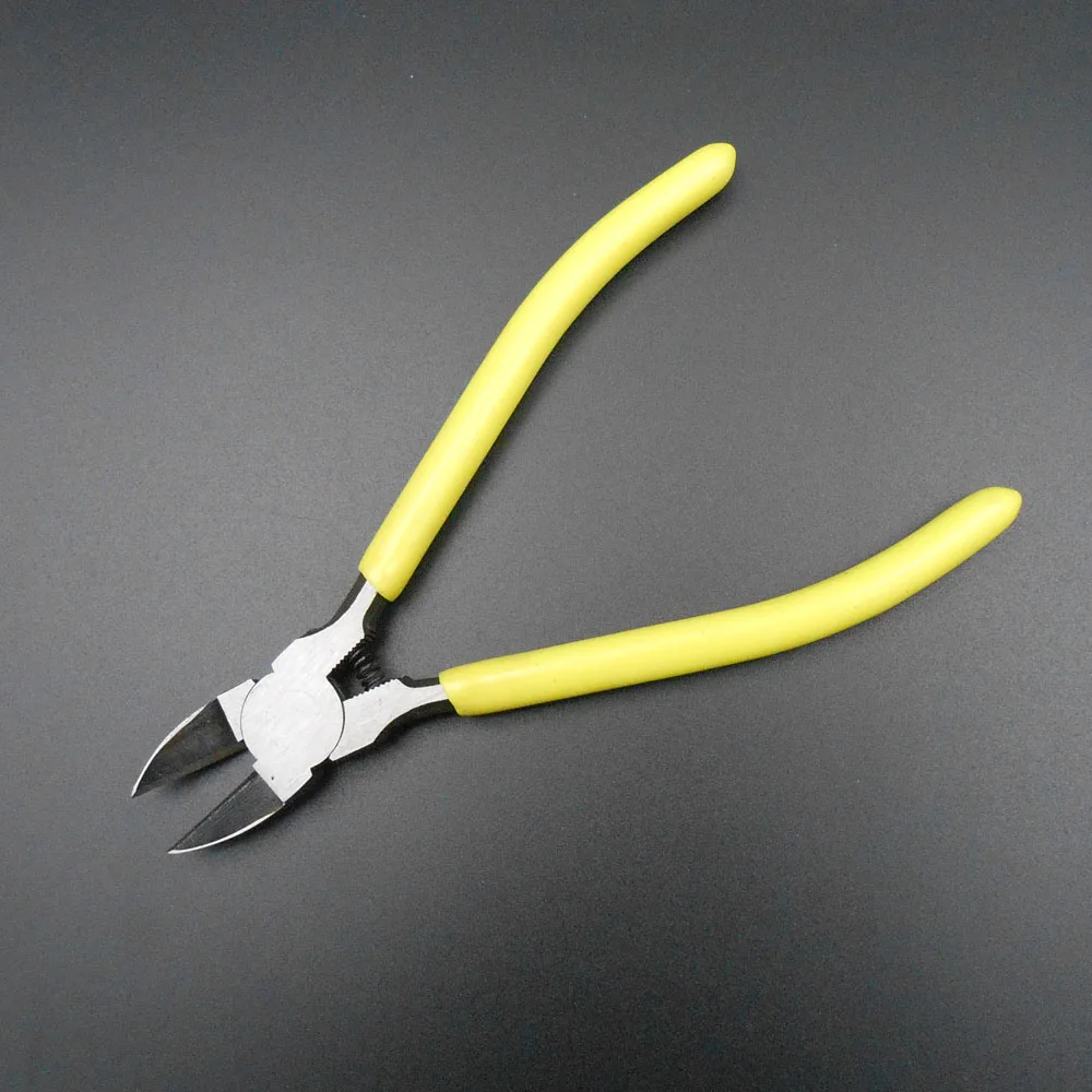 10Pcs/Lot X 5.9'' PN-150 Side Cable Flush Cutter Shear Wire Clipper Pliers Diagonal Cutting Pliers 150MM Yellow Cover Tool FD109