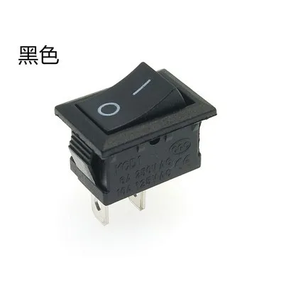 15*21mm Rocker Switch Boat-shaped XL601-101 2 feet 2 files 250V6A/125V10A KCD1-1