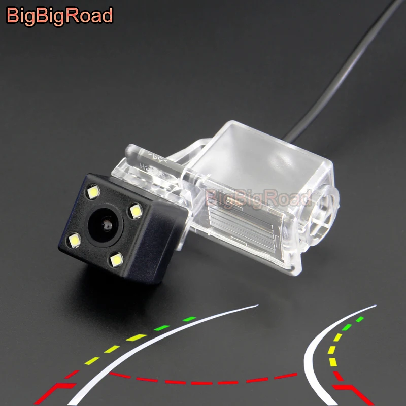 BigBigRoad Car Intelligent Dynamic Trajectory Tracks Parking CCD Camera For Geely Emgrand EC718 EC7 Sedan EC715 2012 2013