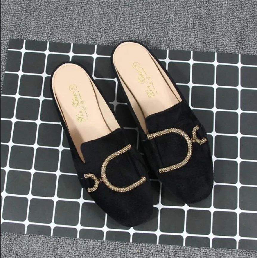 

Summer Autumn Flat Woman Slippers Femal Platform Sandals Ladies Slides Shoes Fashion Mules Shoes Women plus size 31-44