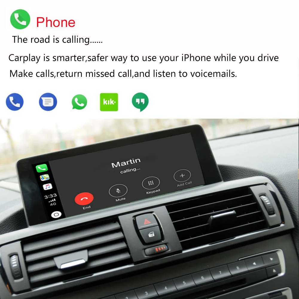 Беспроводной декодер CarPlay для BMW NBT 1 2 3 4 5 7 серии E70 F10 X1 X3 F25 F26 F48 MINI X4 X5 X6 F56 F15 Android авто