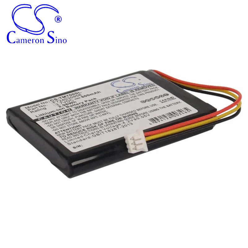 CameronSino – batterie de navigateur, pour TomTom One XL XL 325 eden, pour GPS, LG ICP523450 C1, F702019386