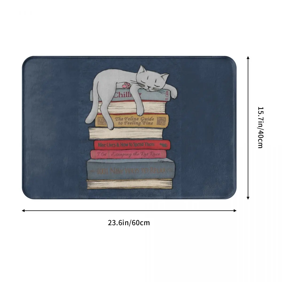 How To Chill Like A Cat Polyester Doormat Rug carpet Mat Footpad Non-slip Absorbent Mat Corridor Kitchen Bedroom balcony toilet