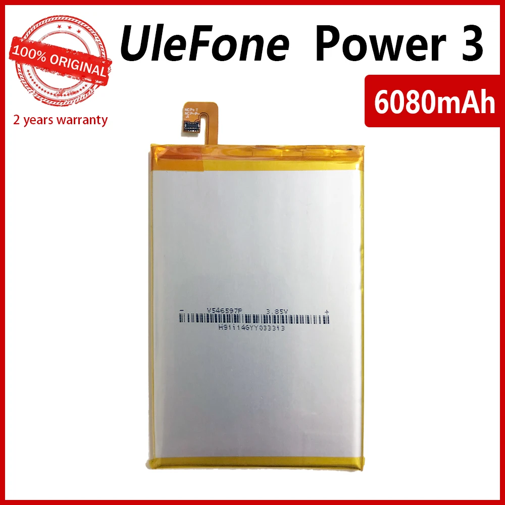 100% Original 6800mAh Power 3 Battery For Ulefone Power 3 Mobile Phone In stock New High Quality Battery With Tools