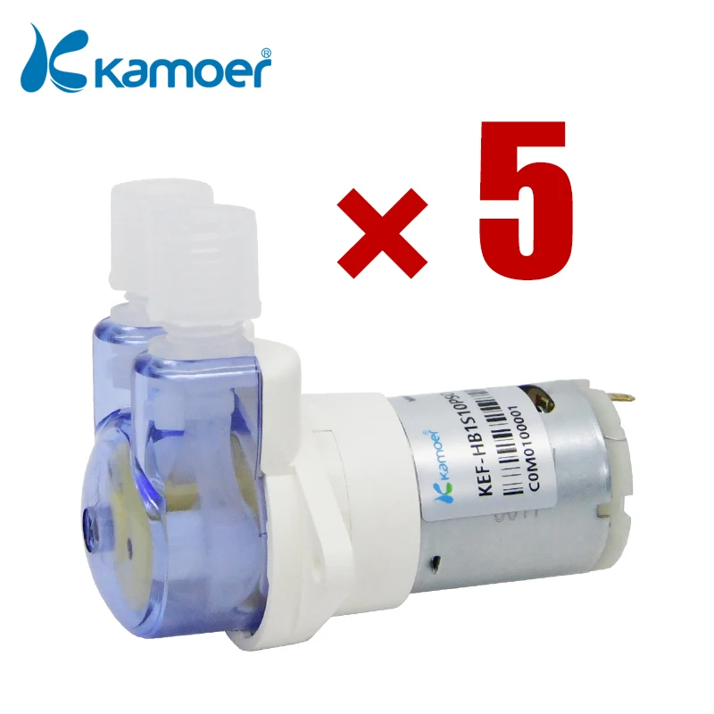 Bomba Peristáltica da Engrenagem do Motor da Escova da Bomba 12v do Kamoer 5-in-pack Kef Mini Silicone mm mm Baixo Fluxo 85 ml Min Bomba de Dosagem para Labl