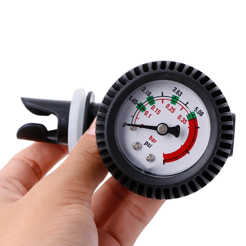 Air Pressure Gauge Thermometer Connector For Inflatable Boat Kayak Raft Surfing