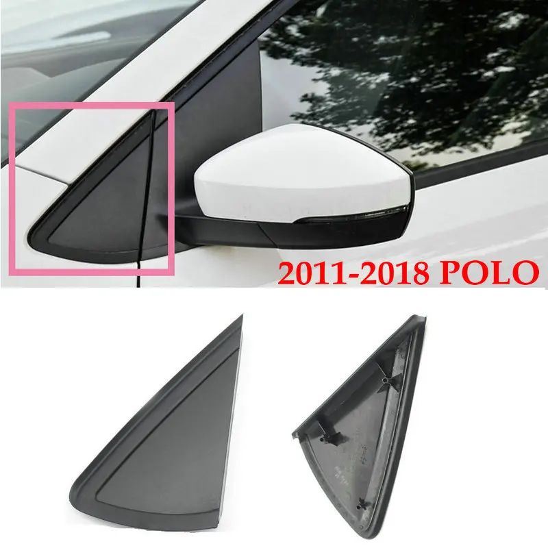 For Polo 2011-2018 Triangle plate of outside reversing mirror Rear view mirror trim panel