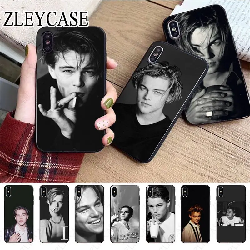 Leonardo DiCaprio young Super Star Phone Case For iphone 13pro 14pro 15pro 12pro 11pro xs max 7 XR 12mini 15plus 13mini SE Cover