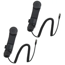 2Pcs Army radio Microphone Military Handheld Speaker Mic for Kenwood BaoFeng UV-5R