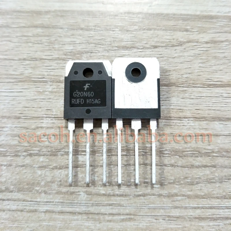 10Pcs SGH20N60RUFD G20N60RUFD G20N60 20N60 TO-3P 20A 600V Power IGBT transistor