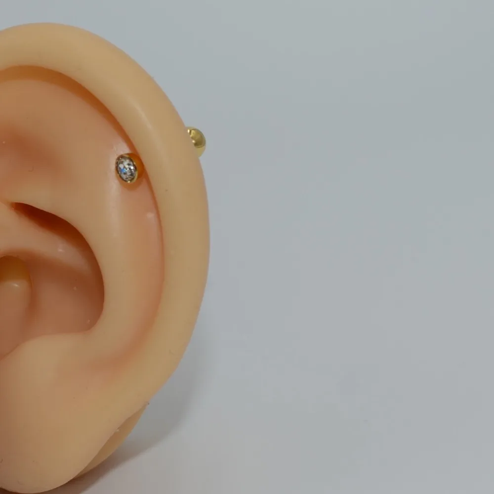 1 Pieces New Silicone Ear Model Professional Practice Piercing Tools Earring Ear Stud Display Tools Can Be Reused Body Jewelry