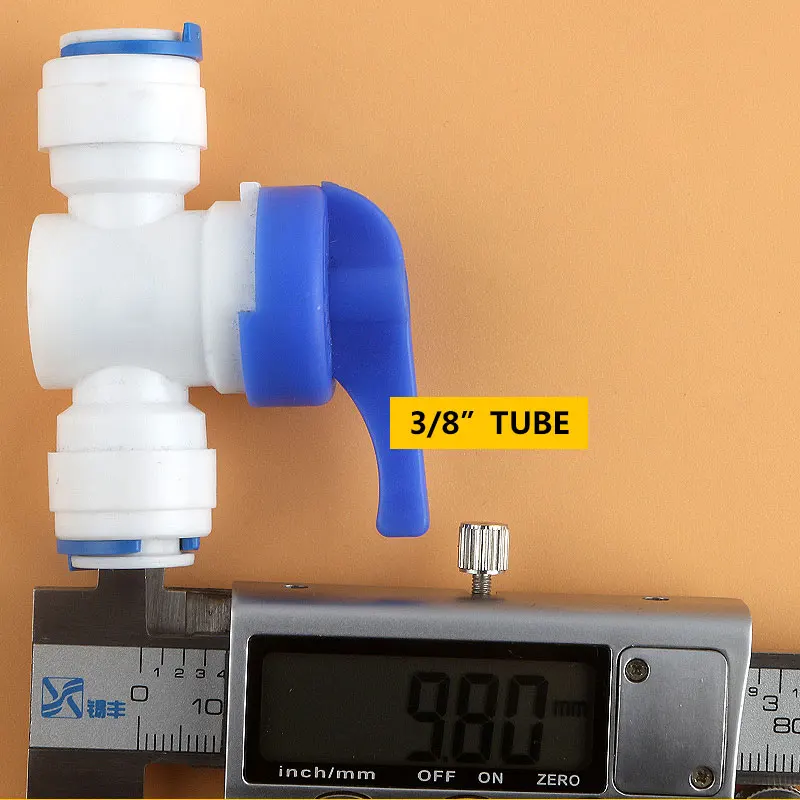 خرطوم غسيل عكسي سريع للأنبوب 3/8 " - 3/8" ، 9.5 مللي متر ، تركيب أنبوب PE ، مفتاح مشترك ، مرشح المياه ، نظام التناضح العكسي ، حوض السمك