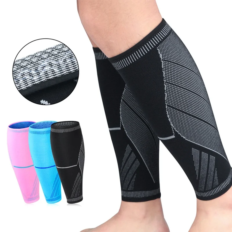 1pcs Running Athletics Compression Sleeves Leg Calf Shin Splints Elbow Knee Pads Protection Sports Safety Unisex