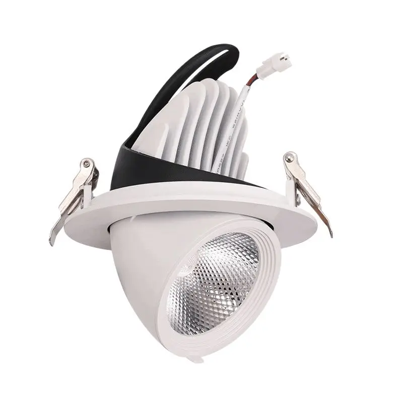 

Dimmable Embedded retractable LED COB Ceiling 10W 15W 20W 30W AC85-265V adjustable 360 Degree LED Trunk Downlight Home lighting