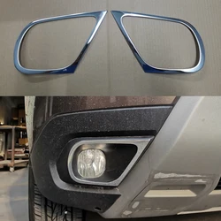 Stainless Steel Car Chrome Front Fog Lights Lamp Cover for Renault Dacia Duster 2018-2023