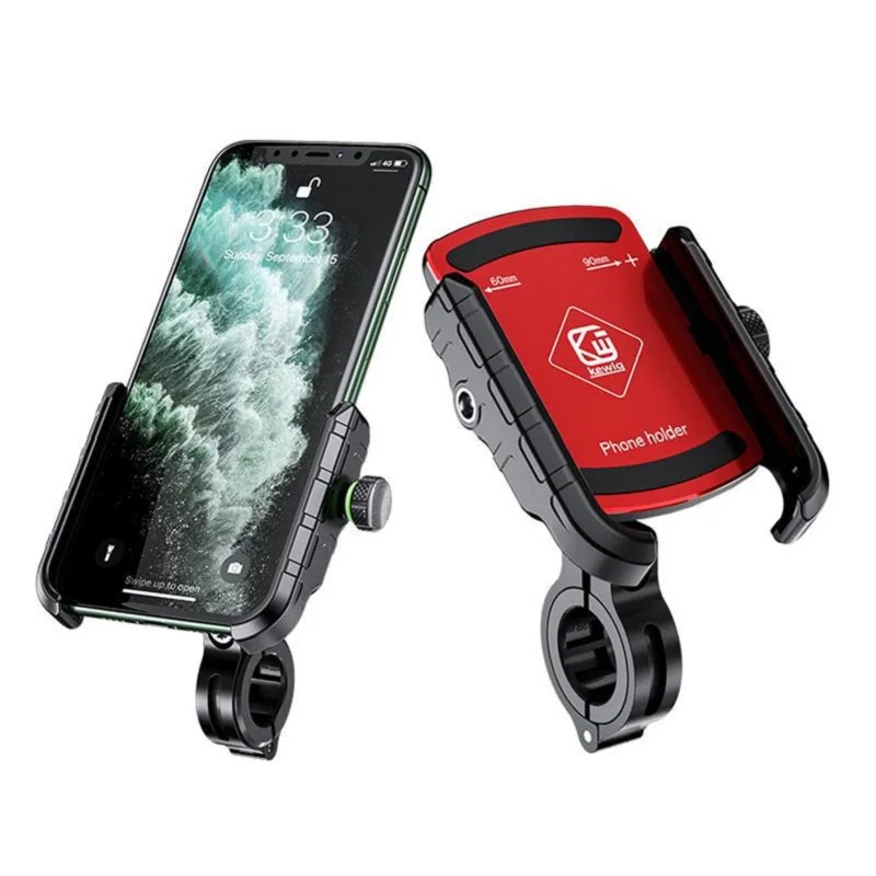 Aluminum Mobile Phone Holders Motorcycle Bicycle Bike Phone Holder 360 Degree Rotate Handlebar Mirror Holder For iphone GPS