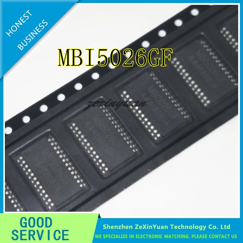 

50PCS/LOT New original MBI5026GF MB15026GF MBI5026 SOP24 16-bit constant current LED driver chip