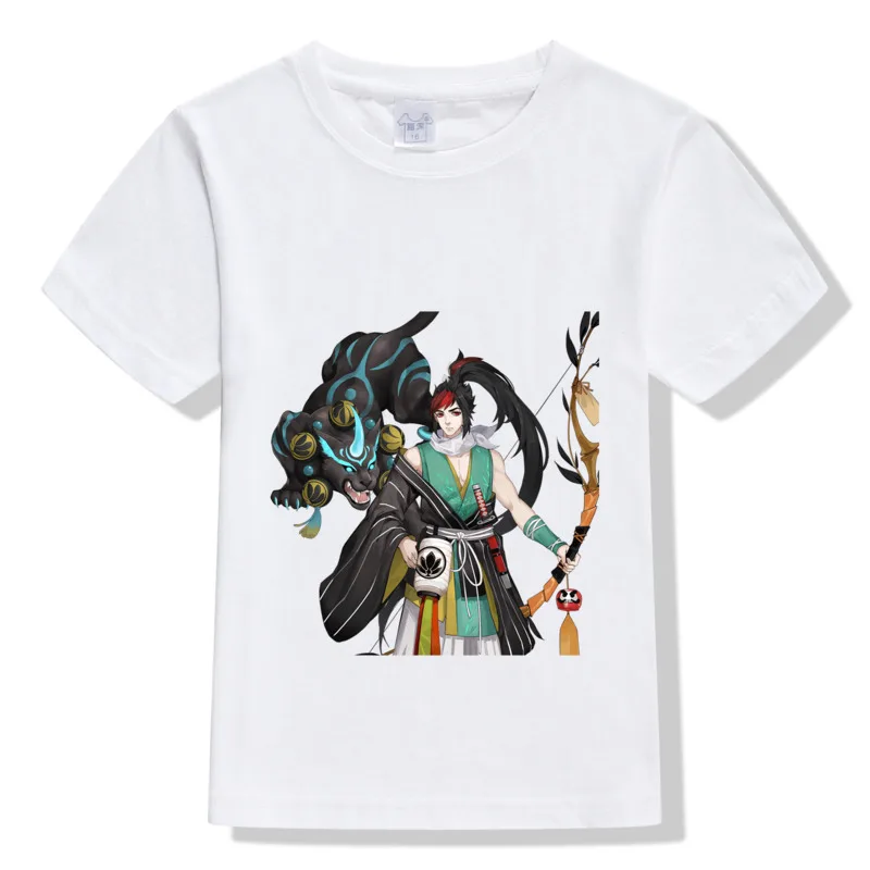 Anime Game Onmyoji naszywki na ubrania przenikania ciepła naklejki termiczne DIY zmywalny T Shirt żelazko na Transfer odzież z nadrukiem Patch