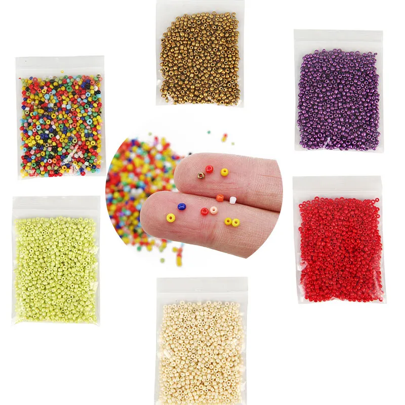 

1000pcs/lot Round Glass Czech Seed Beads Loose 2mm Crystal Spacer Beads For Craft Diy Necklace Bracelet Findings Jewelry Making