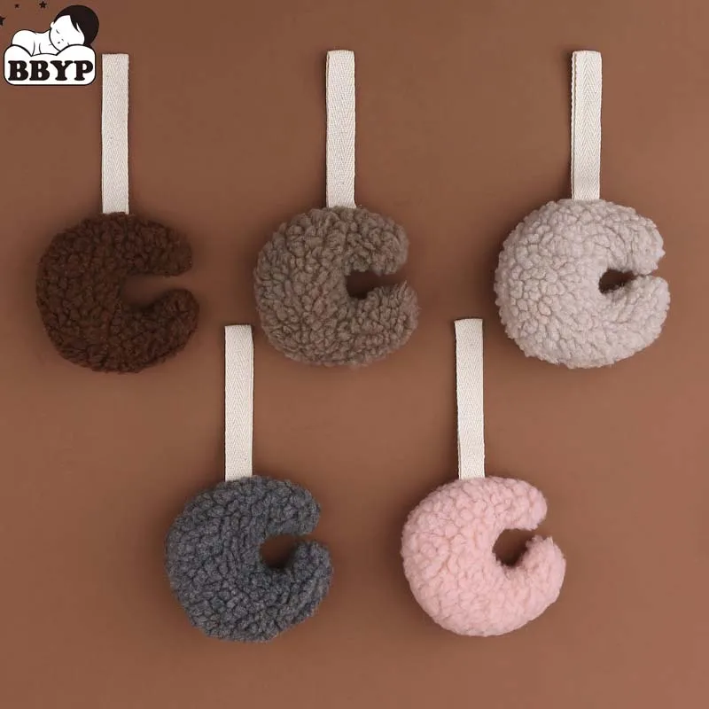 Baby Pacifier Chain Pendant Soft Cotton Plush Moon Soother Dummy Nipple Holder Newborn Infants Teething Nursing Toys Shower Gif