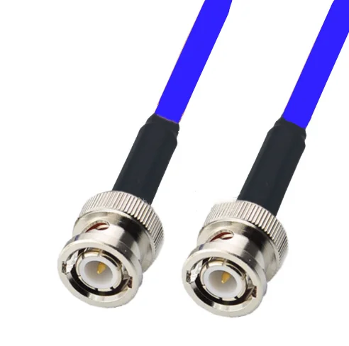 

BNC Male To BNC Male RG405 086" RF Coaxial Jumper Cable Blue