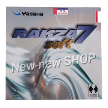 Yasaka RAKZA 7 SOFT und RAKZA 7 Noppen im Tischtennisgummi RAKZA 7 SOFT Pips-In Ping-Pong-Schwamm Tenis De Mesa
