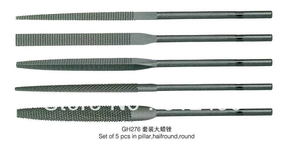 

GH276 5pcs a set ,round,Wax filing suit