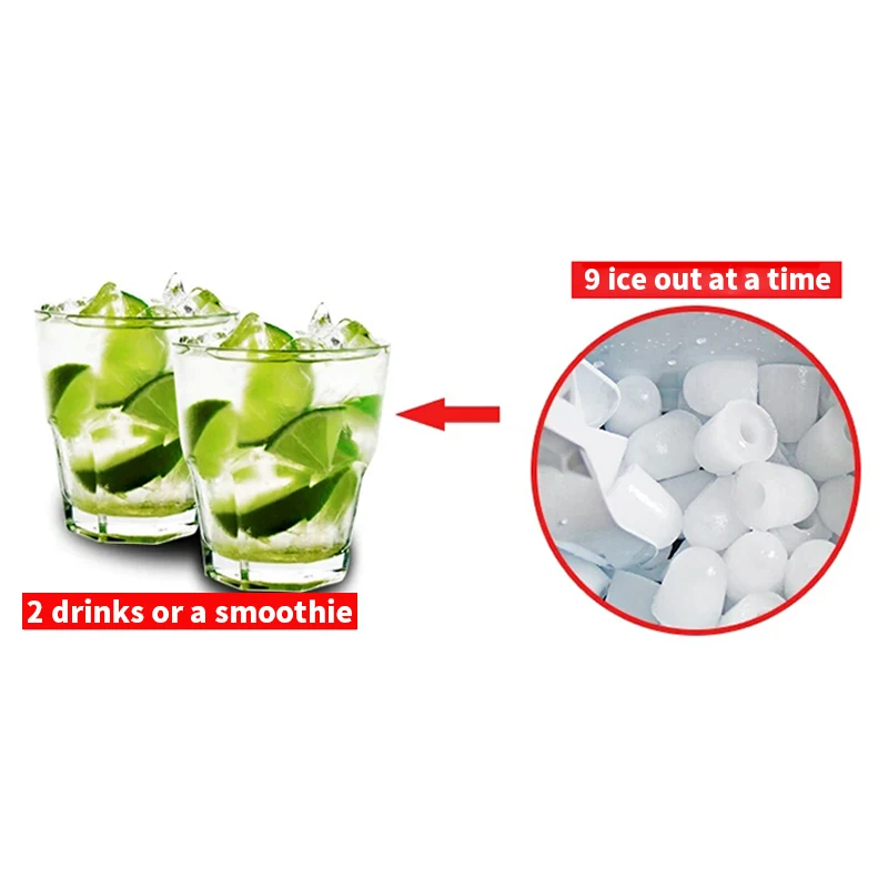 Elektrische eismaschine maschine automatische eis-dropping multi-funktion eis, der maschine und eis wasser HZB-20E