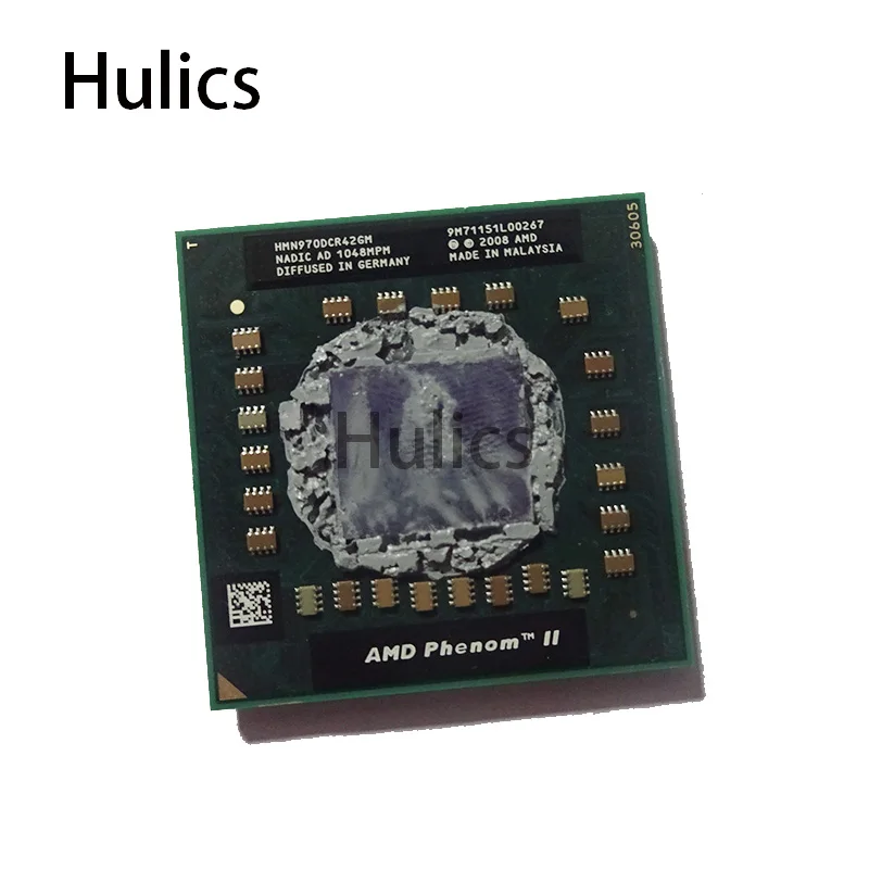 Hulics Used AMD Phenom Cpu Processor Quad Core N970 HMN970DCR42GM 638pin PGA Computer Socket S1 2.2G CPU