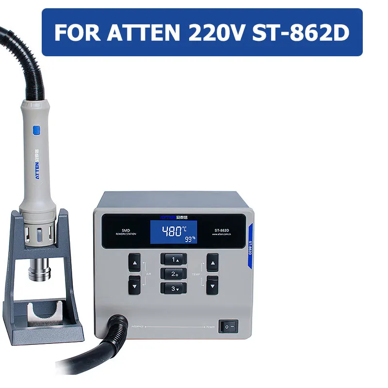 Elemento calefactor ATTEN 220V, 1000w, para ATTEN ST862D