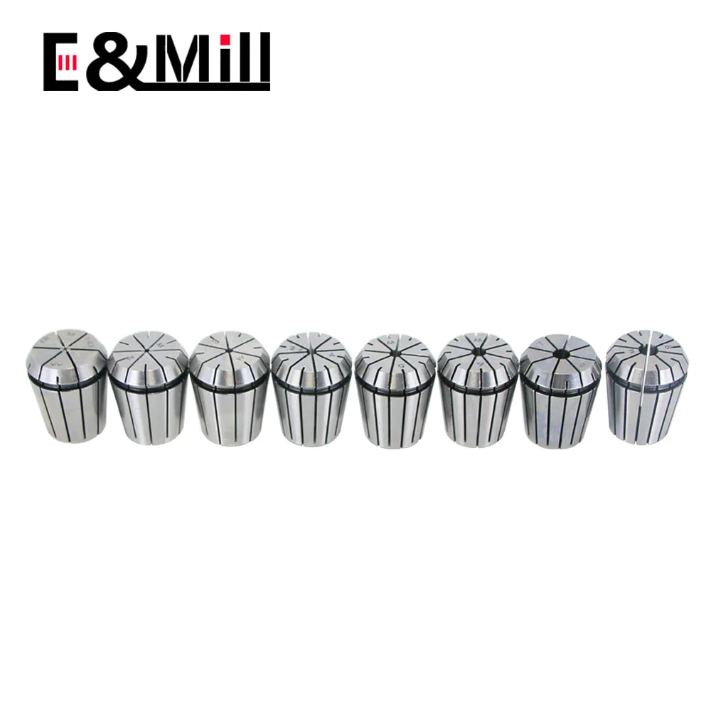 High Quality High Precision ER32 3~20mm 0.005 ER Spring Collet Chuck For CNC Milling Tool Holder Engraving Machine Lathe Mill
