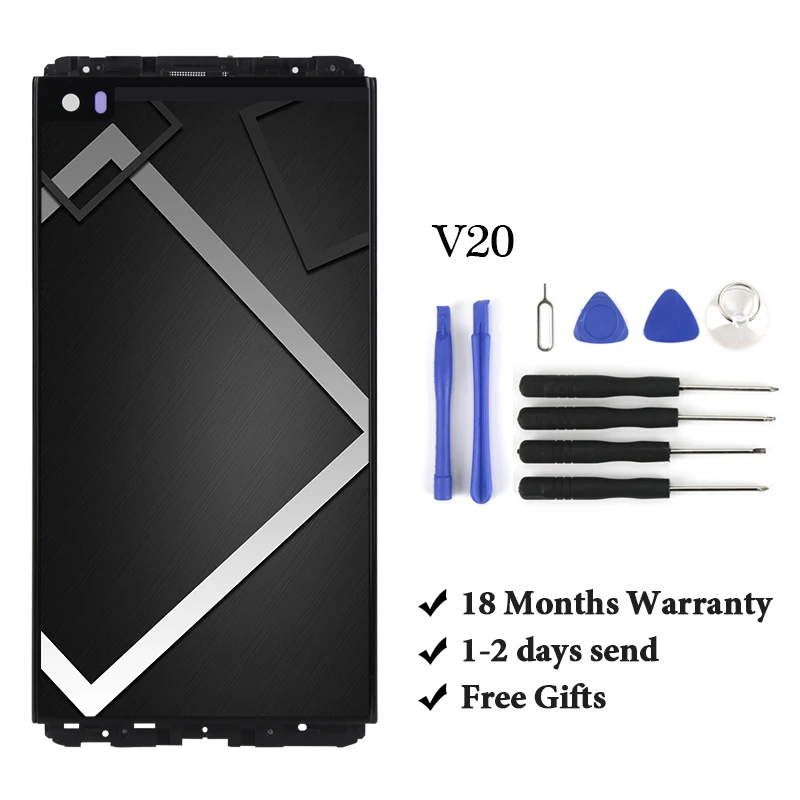 

For LG V20 LCD Display VS995 VS996 LS997 H910 Touch Screen Digitizer With Frame Full Assembly Replacement Parts